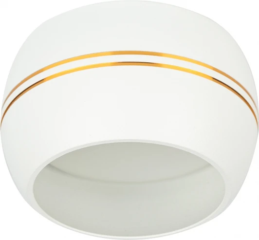 KL81 WH/GD Встраиваемый точечный светильник ЭРА KL81 WH/GD (220V, круглые)