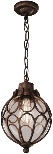 O024PL-01G Уличный светильник подвесной Maytoni Via O024PL-01G (220V, на цепи, шар, IP44)