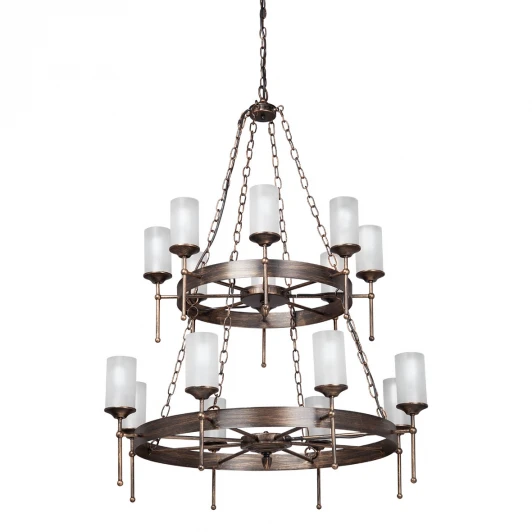 V1813-7/8+8 Подвесная люстра Vitaluce V1813-7/8+8 (220V, на цепи, круглые)