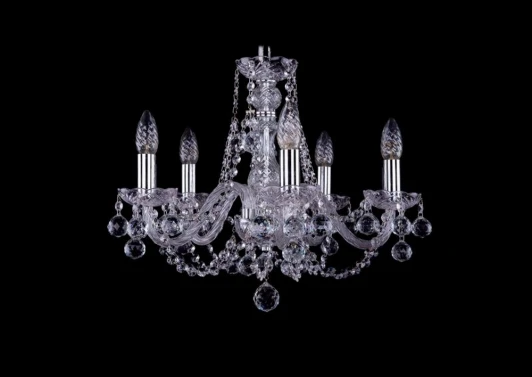 1406/5/160/Ni/Balls Подвесная люстра Bohemia 1406 1406/5/160/Ni/Balls