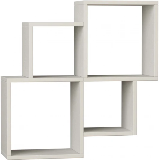 LEV00918 Полка Фигурная OYO SHELF (Дерево/Белый) LEVE