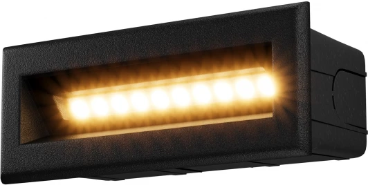 O045SL-L5B3K Подсветка для лестниц и ступеней встраиваемая Maytoni Bosca O045SL-L5B3K (LED, 220V, IP65)