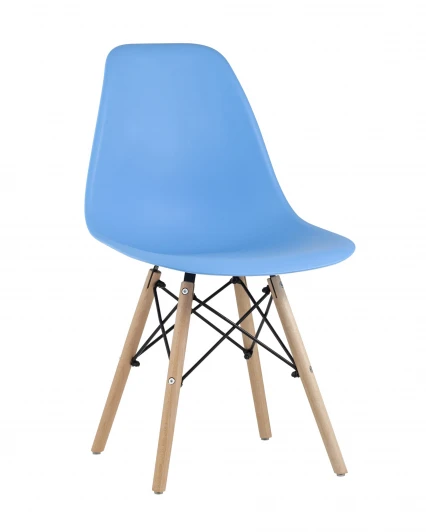 УТ000037589 Стул Eames Style DSW голубой (разборный каркас) Stool Group арт.УТ000037589