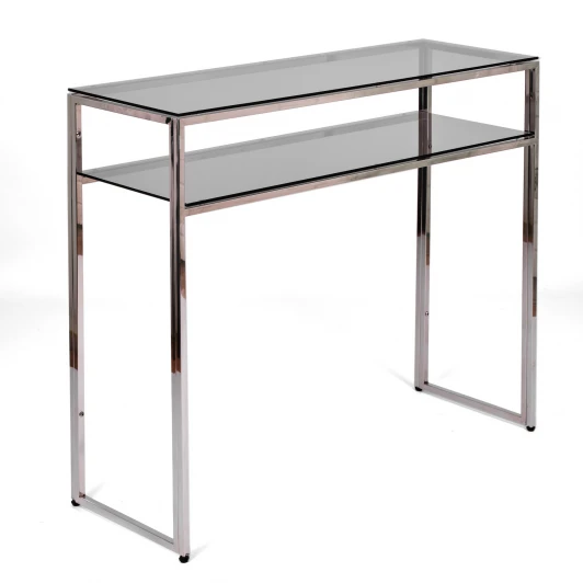 2051-CS grey Консольный стол AllConsoles 2051-CS grey зеркальный хром