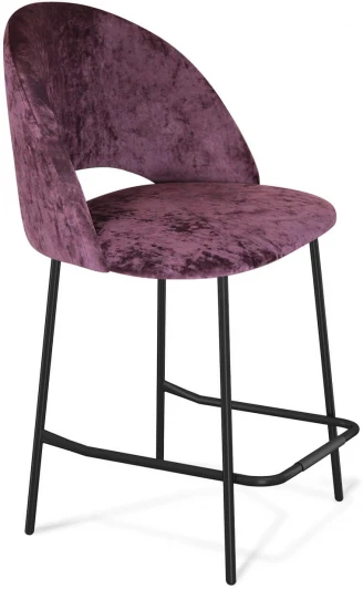 8540324701 Стул полубарный Sheffilton SHT-ST34/S29-1 вишневый джем/чёрный муар от фабрики Sheffilton