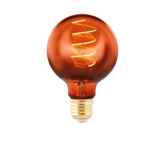 11882 Лампочка светодиодная прозрачная/красная шар E27 4W Eglo Lm_led_e27 11882