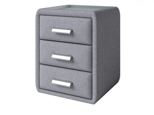 2046781 Тумба Soft Mebel (Ткань: Рогожка Nice Серебряный) PROxSON 51x48 2046781