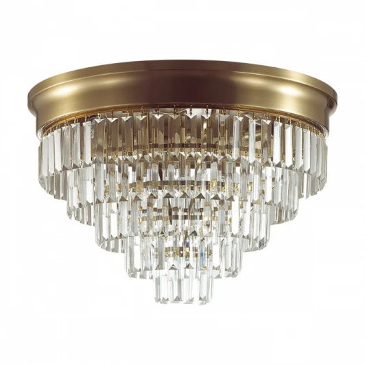 5257/8C Потолочная люстра Lumion Zaha 5257/8C латунь/хрусталь металл/прозрачный Е14 8*40W 220V (круглые)