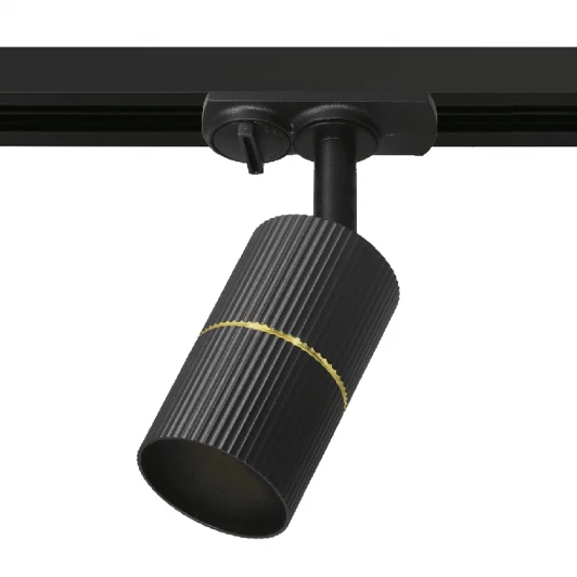 WTL-GU10/18BG Трековый светильник однофазный Wolta WTL-GU10/18BG под лампу GU10 Черный / золотой NIMB