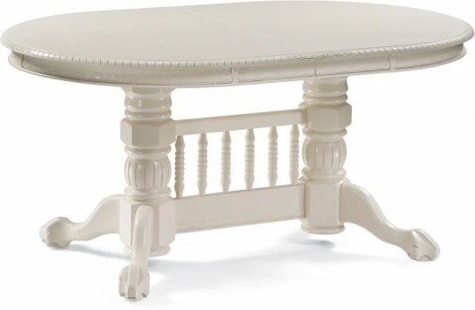 615213 Стол деревянный Woodville Кантри 160 овальный крем арт.615213