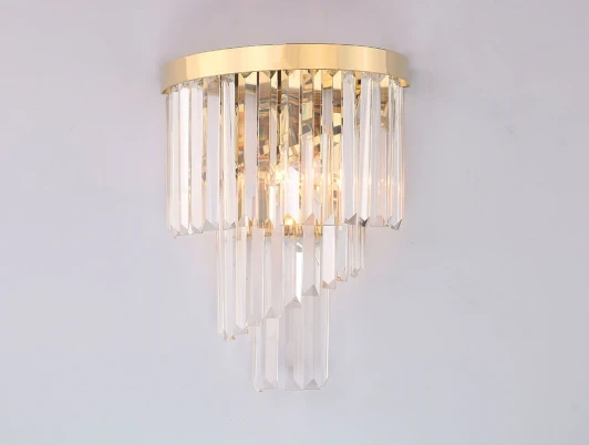 31103/A gold left Бра Newport 31100 31103/A gold left (220V, хрусталь)