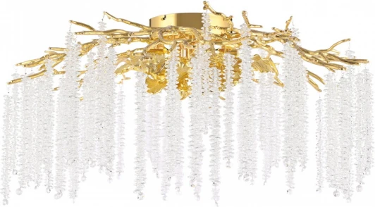 23312.850.7.G9.A GD Потолочная люстра хрустальная Arte Milano Milano-3 23312.850.7.G9.A GD (220V)