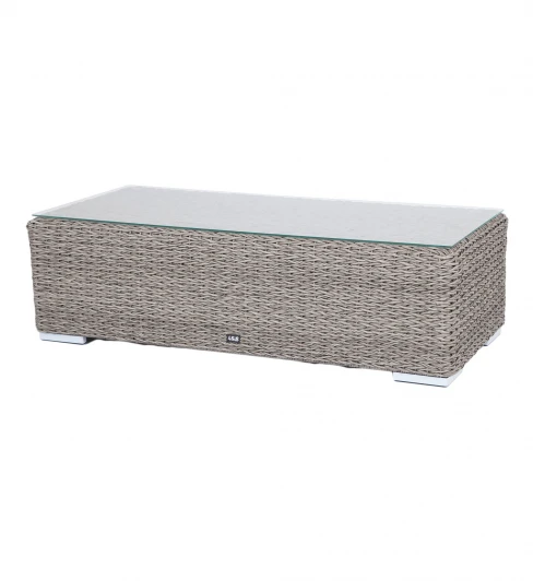YH-S4005G-TW gray Журнальный столик из искусственного ротанга (гиацинт), цвет серый 4SIS Боно YH-S4005G-TW gray