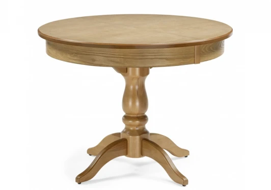 639326 Стол деревянный Орден 100(140)x100 круглый дуб 639326