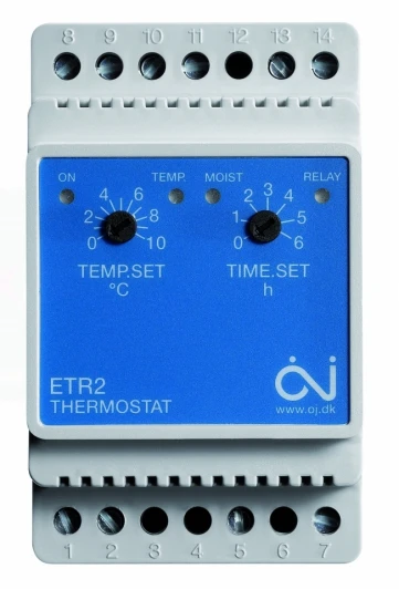 ETR2-1550 Терморегулятор для управления кабельным обогревом в системах антиобледенения и снеготаяния OJ Electronics ETR2-1550