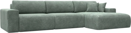 127786 Диван угловой Лига-036 НПБ Классик Лонг правый угол Лига Диванов (Велюр) арт.127786