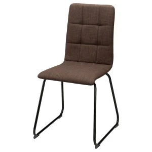 204.953.35 НИЛЬСИНГЕ Стул, черный, Шифтебу коричневый