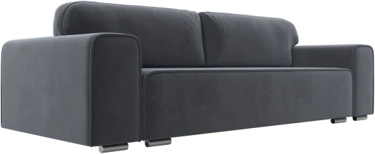 121014 Диван прямой Лига-029 (Серый/Велюр) Лига Диванов арт.121014