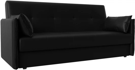 117889 Диван-книжка Лига-018 (Черный/Экокожа) Лига Диванов арт.117889