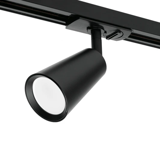 WTL-GU10/11B Трековый светильник однофазный Wolta WTL-GU10/11B под лампу GU10 Черный CONO