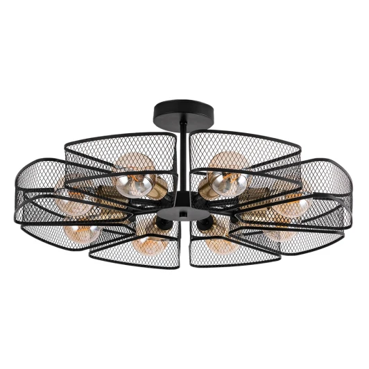A7044PL-8BK Потолочная люстра на штанге Arte Lamp Maasym A7044PL-8BK (220V, круглые)