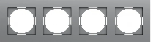 DE21440 Рамка 4-я, матовый серый Donel A07 DE21440