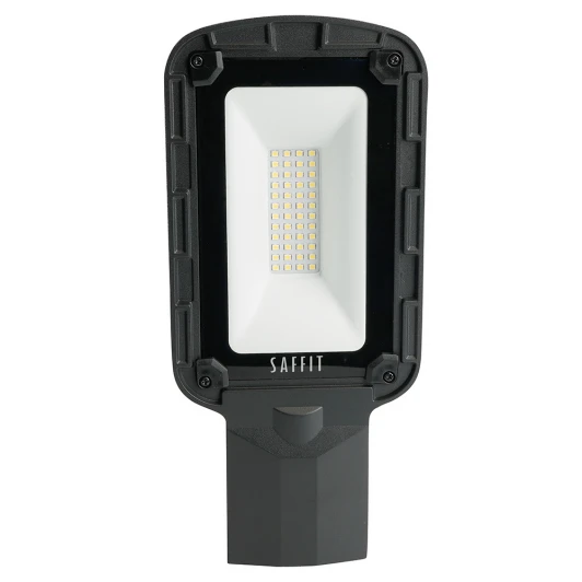 55232 Светодиодный уличный консольный светильник Saffit SSL10-30 55232 30W 5000K 230V, черный