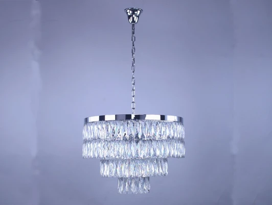 10125+5/C Подвесная люстра Newport 10120 10125+5/C (220V, хрусталь, на цепи, круглые)