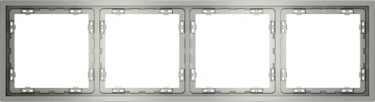 VLS100405 Рамка на 4 поста (сталь) Voltum S70 VLS100405