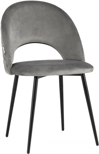 УТ000025809 Стул велюр с ромбами серый Stool Group УТ000025809