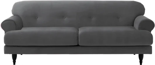 329684 Диван Italia ОГОГО (арт.329684), (Ткань/Темно-серый)