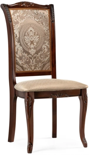 499601 Деревянный стул Woodville Керия бежевый / вишня 499601