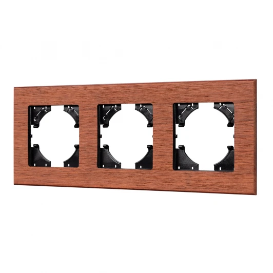 050873 Рамка из натурального дерева FRM-XSILO-WD-3-NL (Arlight) 050873