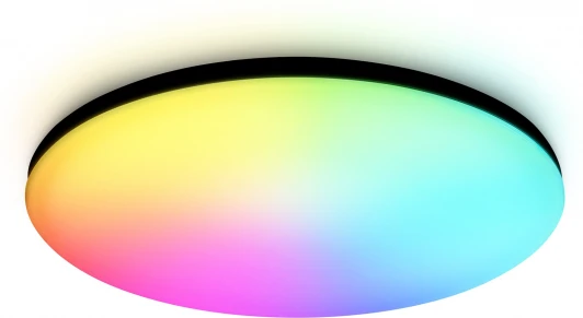 FZ2005 Потолочный светильник RGB круглый светодиодный с пультом и управлением смартфоном Ambrella ORBITAL FZ2005 (220V, умный дом - Алиса, Tuya Smart, Алекса, Smart Home, круглые, IP54)