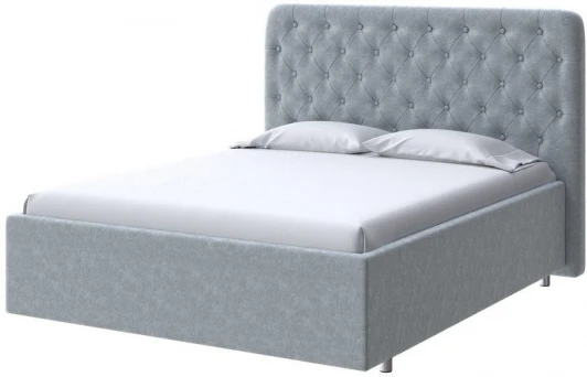 2014465 PROxSON Кровать Classic Large (Ткань: Велюр Gratta 3 Утренний туман) 200x200