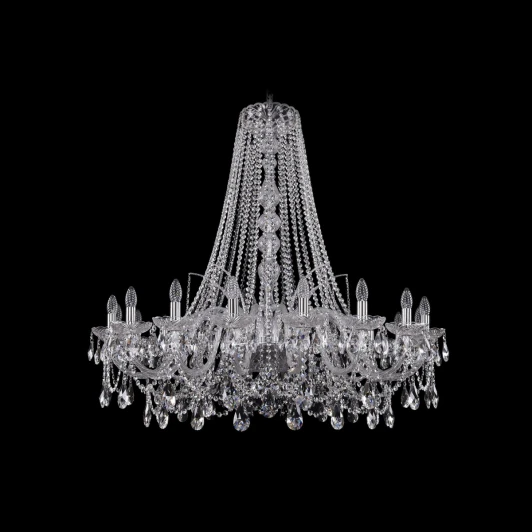 1411/18/400/h-113 Ni Подвесная люстра Bohemia 1411 1411/18/400/h-113/Ni