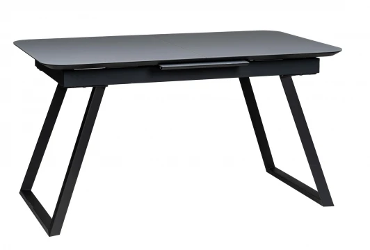 4103306h Стол Пеле 140-180 Automatic Dark matte glass