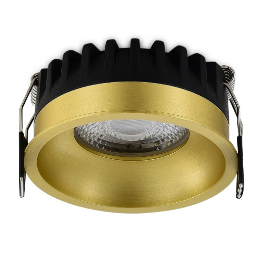 DL20761R10W1Br Встраиваемый светильник Donolux Crater DL20761R10W1Br 10W 874Lm 3000K матовая латунь