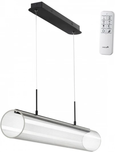 359322 Подвесной светильник Novotech Trompa 359322 черный, диммируемый, с ПДУ LED 36W 220V (на проводе)