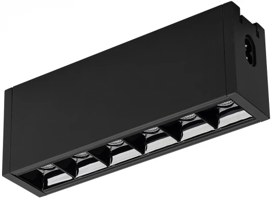 026839 Линейный настенно-потолочный светильник LED CLIP-38-LASER-S171-6W Warm3000 (BK, 36 deg, 24V) (Arlight, IP40 Металл) 026839