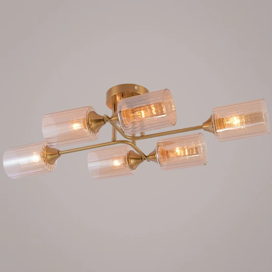 19610-0.3-06 COPPER Потолочная люстра на штанге Reluce 19610-0.3-06 COPPER