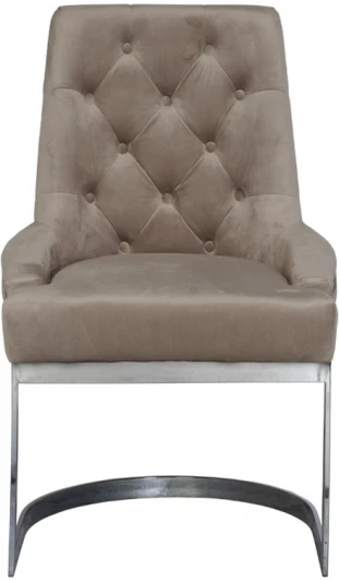 76AR-6210-BGR Обеденный стул Garda Decor 76AR-6210-BGR (Хром/Серый)