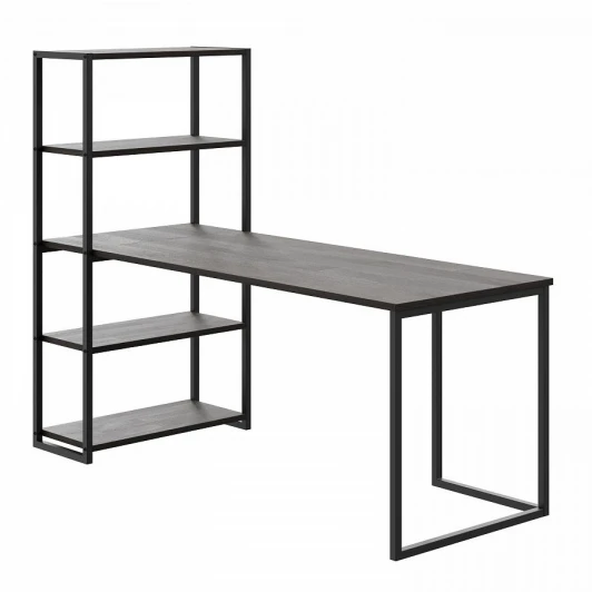 636297 Стол письменный-стеллаж Board 1800х700 ОГОГО 636297 (черный)