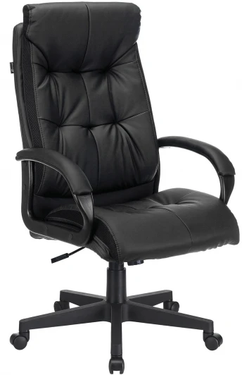 CH-824B/LBLACK Кресло руководителя Бюрократ CH-824 черный эко.кожа крестовина пластик