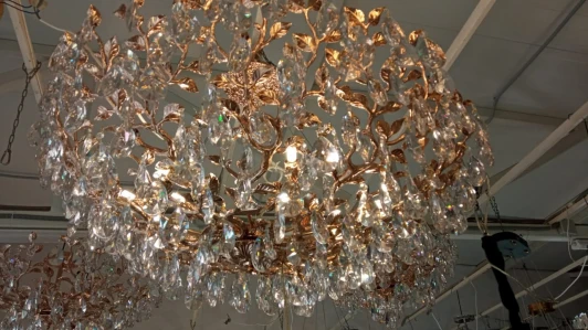 000067302 Подвесная люстра PS4288-14 GD Мелодия Света PS1N 000067302