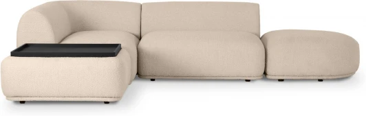 853844 Диван Fabro ОГОГО (арт.853844), (Букле,Ткань/Бежевый)