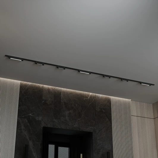 HSBL_kompl_S011_NI4B3K Трековая система в сборе однофазная накладная 220V 100W Hesby Lighting HSBL_kompl_S011_NI4B3K черная