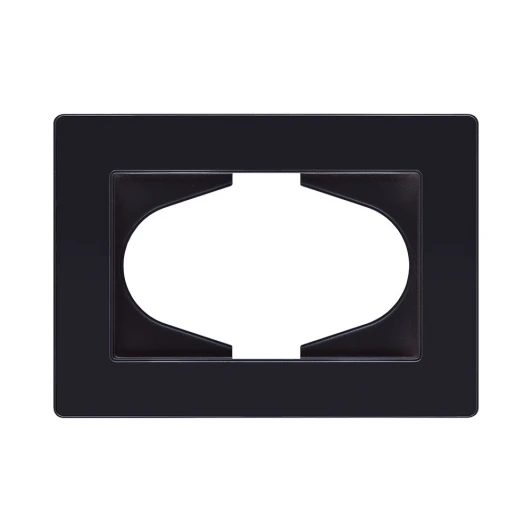 EA120BK Рамка для двойной розетки черный Kollinger Eleganz Acryl EA120BK