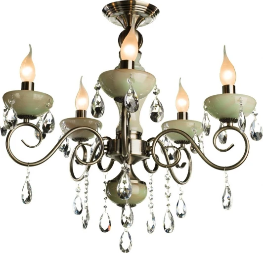 A9592PL-5AB Потолочная люстра Arte Lamp Onyx Green A9592PL-5AB