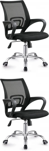 УТ000038259 Кресло офисное TopChairs Simple New черный 2 шт УТ000038259